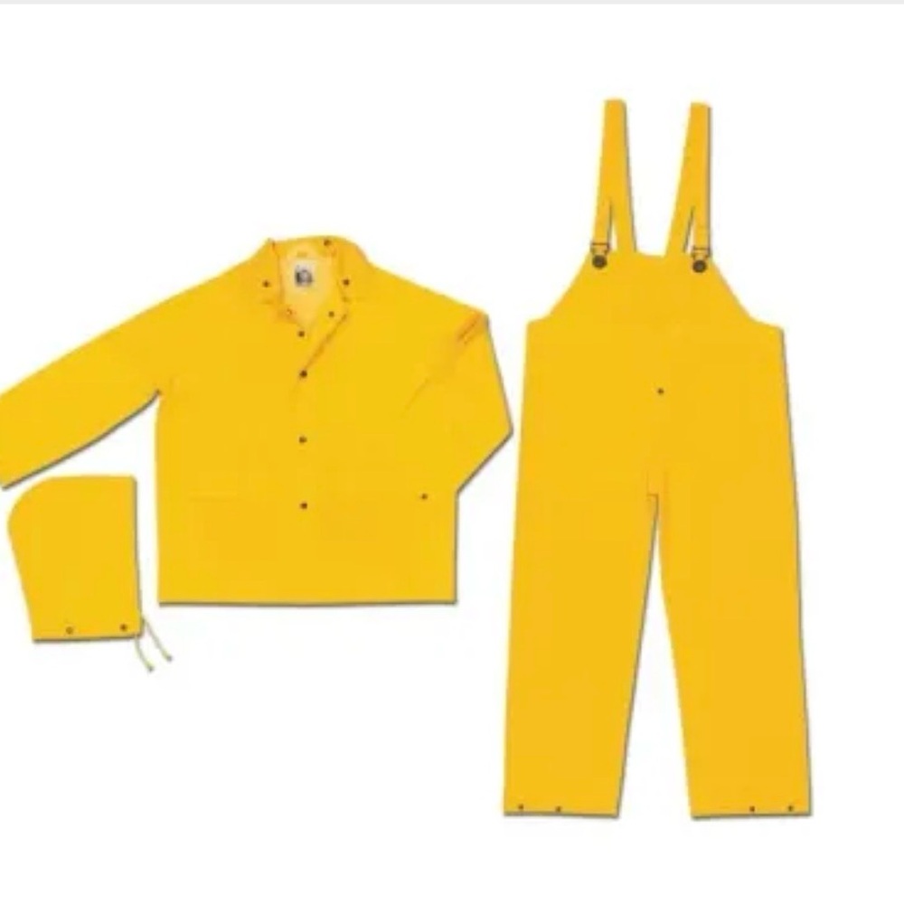 Radnor .35mm Yellow PVC Rainsuit - Size XL